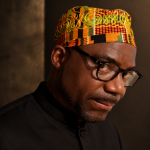 Unisex Kente type2 Print Embroidered Hat | African Kufi Cap