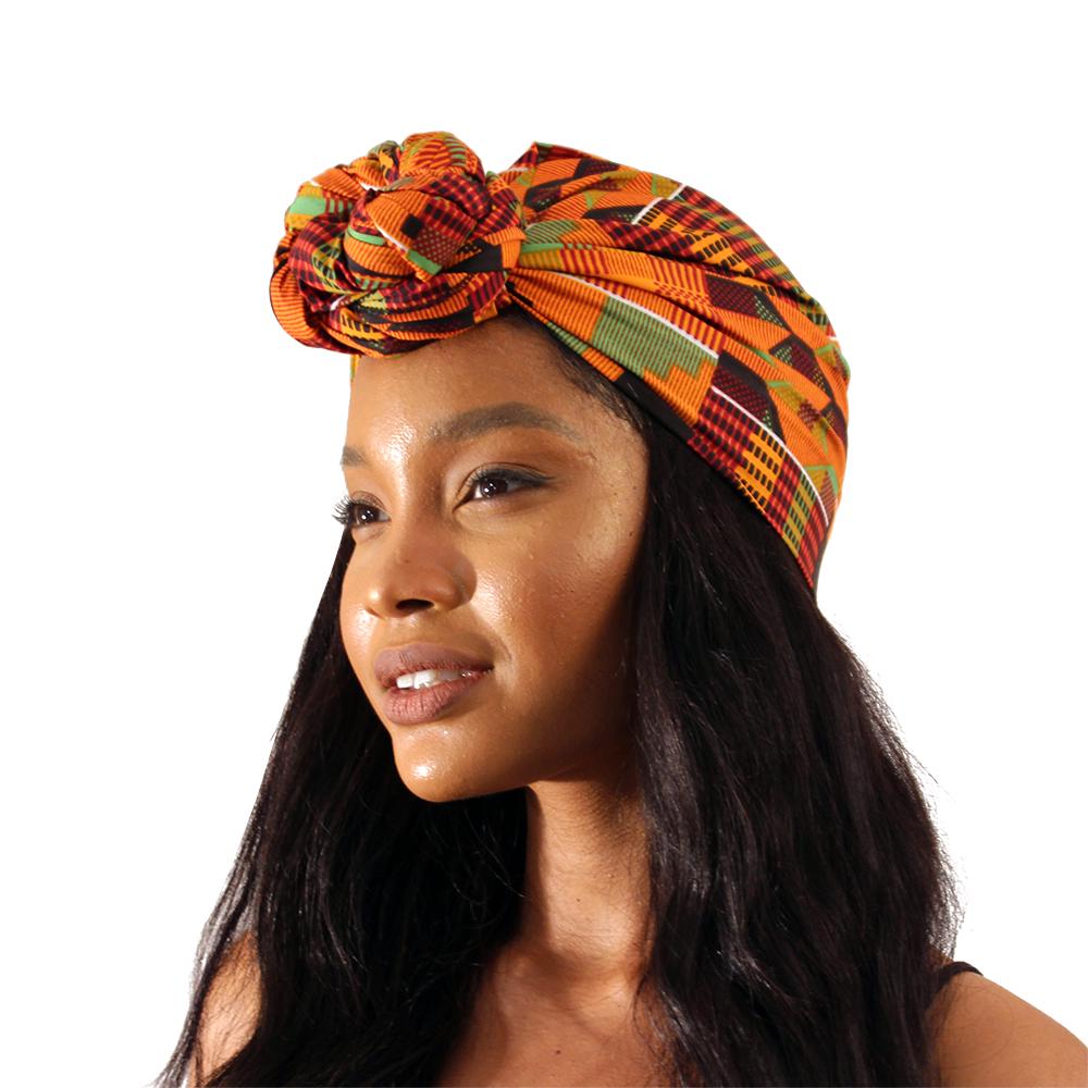 Kente type #2 Head wraps - Image 4