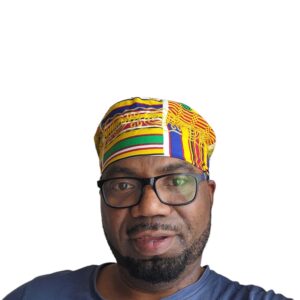Unisex Kente type1 Print Embroidered Hat | African Kufi Cap