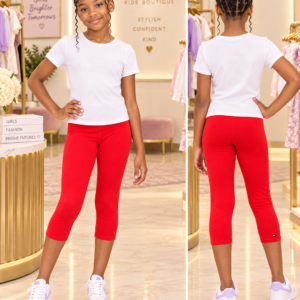 Girls' Capri Stretch Leggings